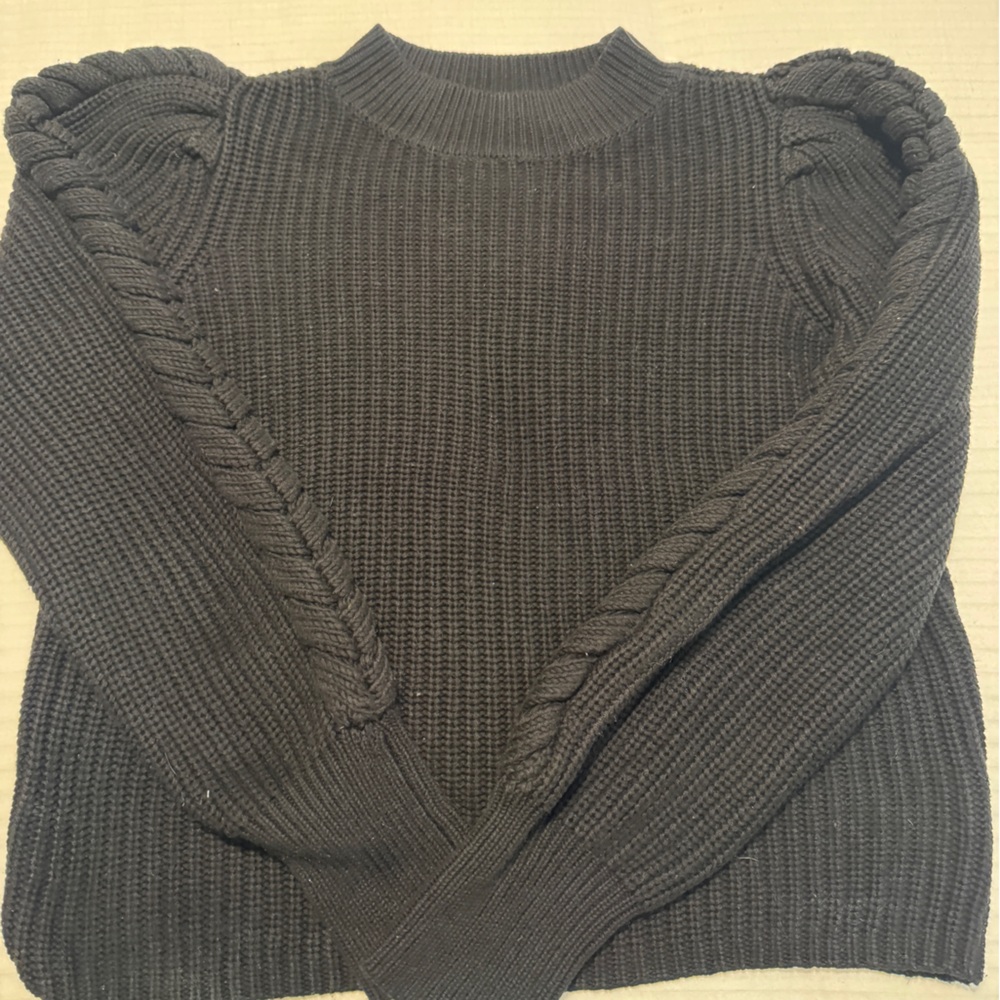 525 America Black Knit Sweater